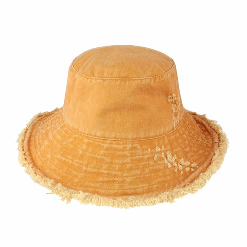 Fraya Wide Brim Bucket Hat