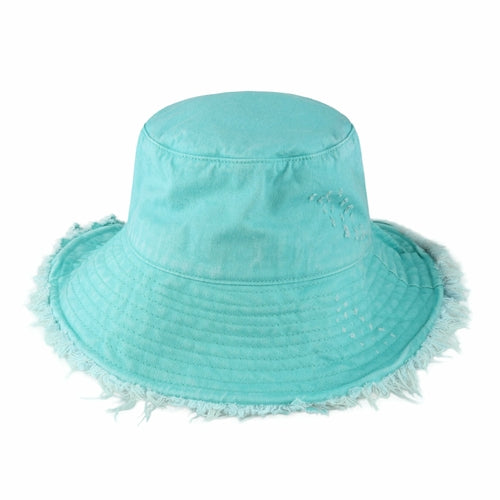 Fraya Wide Brim Bucket Hat