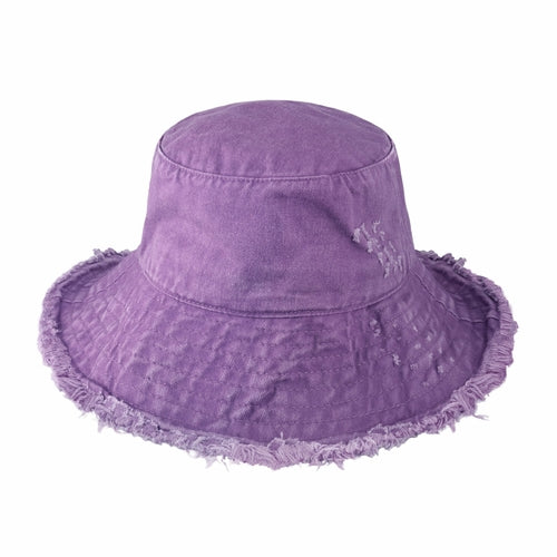 Fraya Wide Brim Bucket Hat