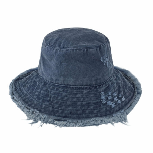 Fraya Wide Brim Bucket Hat