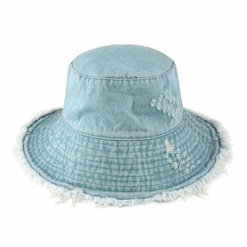 Fraya Wide Brim Bucket Hat