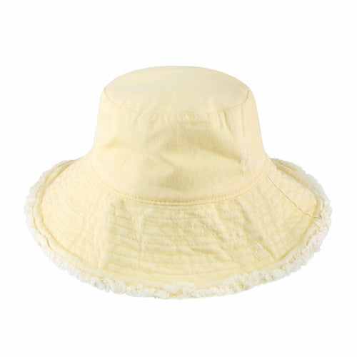 Fraya Wide Brim Bucket Hat