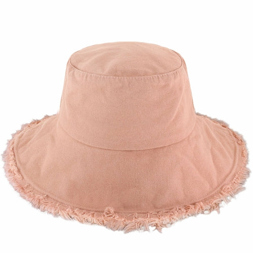 Fraya Wide Brim Bucket Hat