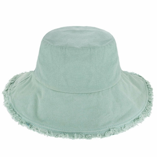 Fraya Wide Brim Bucket Hat