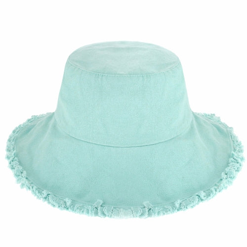 Fraya Wide Brim Bucket Hat