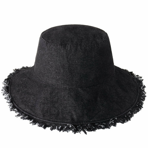 Fraya Wide Brim Bucket Hat