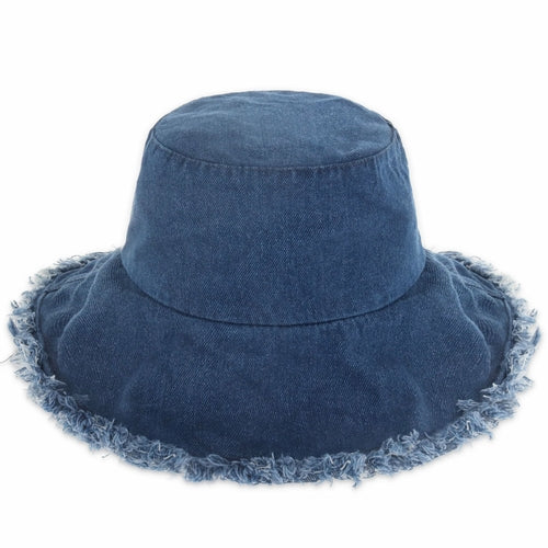 Fraya Wide Brim Bucket Hat