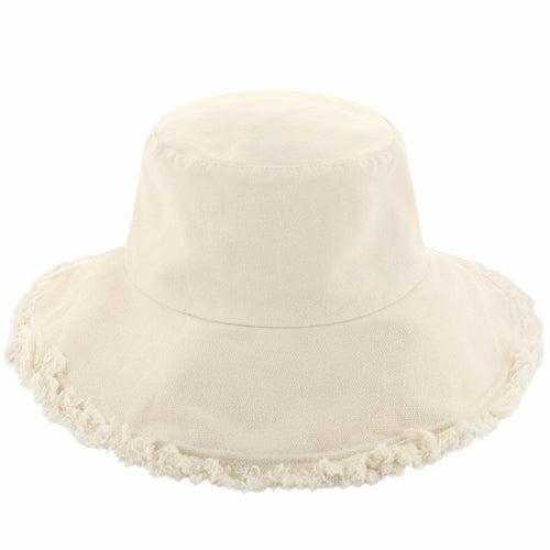 Fraya Wide Brim Bucket Hat