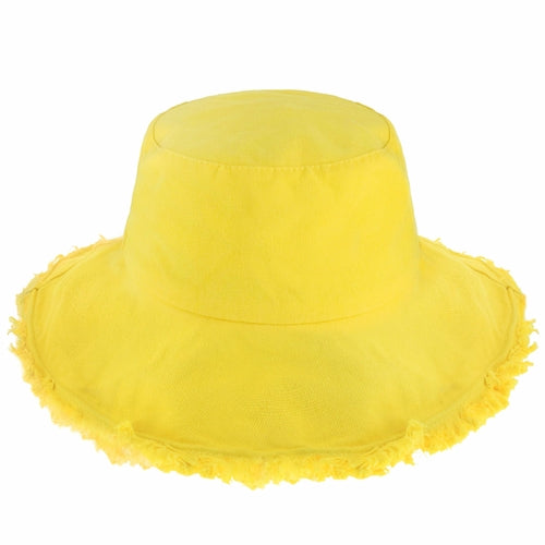 Fraya Wide Brim Bucket Hat