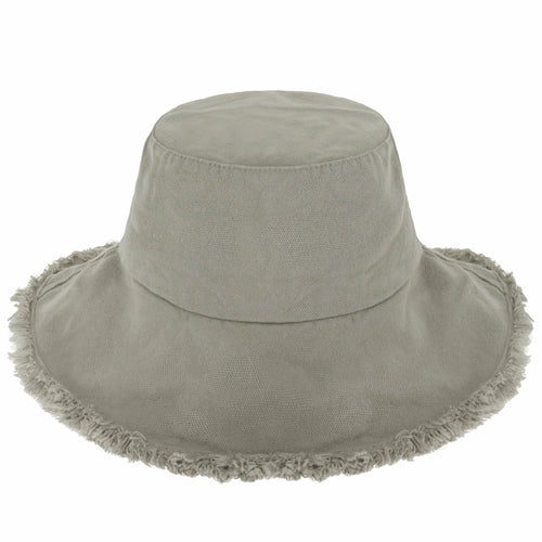 Fraya Wide Brim Bucket Hat