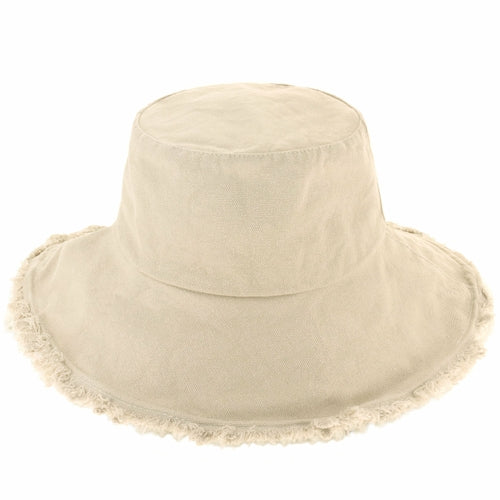 Fraya Wide Brim Bucket Hat