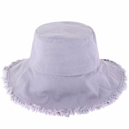 Fraya Wide Brim Bucket Hat