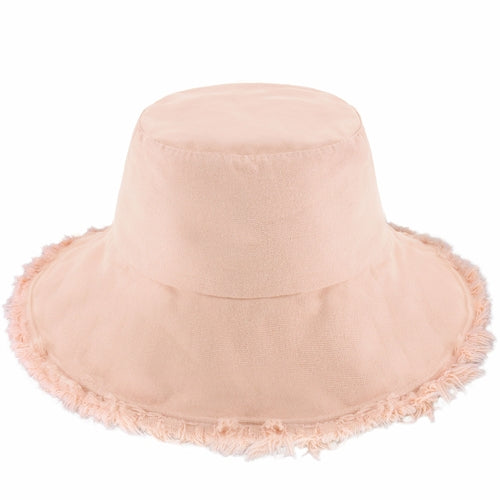 Fraya Wide Brim Bucket Hat