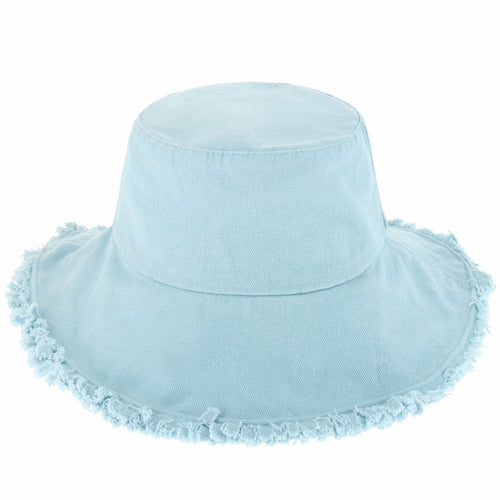 Fraya Wide Brim Bucket Hat