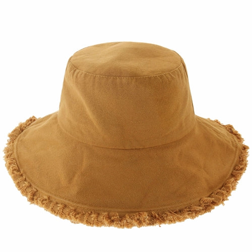 Fraya Wide Brim Bucket Hat